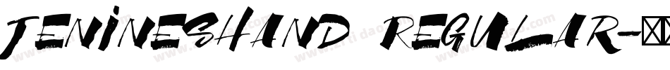 JeninesHand Regular字体转换